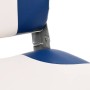 Asientos plegables de barco 2 uds azul y blanco 41x36x48 cm de , Piezas para veleros - Ref: Foro24-3284284, Precio: 82,00 €, ...