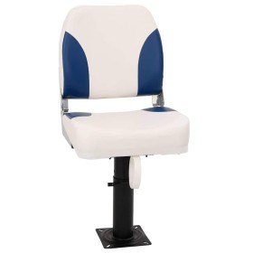 Comprar Asientos plegables de barco 2 uds azul y