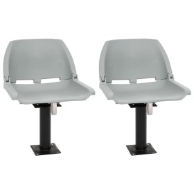 Asientos de barco 2 uds con pedestal giratorio 360° de , Embarcaciones - Ref: Foro24-3294949, Precio: 195,78 €, Descuento: %