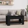 Mesa de centro madera de ingeniería negro 101x49x52 cm de vidaXL, Mesas de centro - Ref: Foro24-809702, Precio: 80,44 €, Desc...