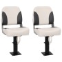 Asientos de barco con pedestal 2 uds altura ajustable 360° de , Embarcaciones - Ref: Foro24-3294968, Precio: 226,78 €, Descue...