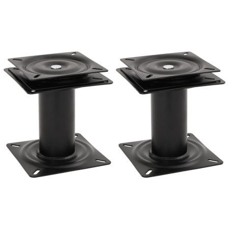 Pedestal de asiento de barco giratorio 360° 2 unidades acero de , Piezas para veleros - Ref: Foro24-3294940, Precio: 76,24 €,...