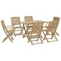 Juego de comedor para jardín 7 piezas madera maciza acacia de , Conjuntos de jardín - Ref: Foro24-3214235, Precio: 411,65 €, ...