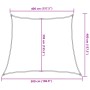 Toldo de vela trapecio HDPE gris claro 160 g/m² 4/5x4 m de , Sombrillas - Ref: Foro24-4002018, Precio: 40,51 €, Descuento: -5%%