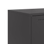 Aparador de acero negro 100,5x39x72 cm de , Aparadores - Ref: Foro24-846740, Precio: 147,26 €, Descuento: %