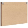 Vitrina de madera de ingeniería marrón roble 100x8,5x75 cm | Foro24.es | Tu tienda online para hogar, jardín y más Foro24.es