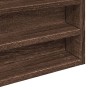 Vitrina de madera de ingeniería marrón roble 100x8,5x75 cm | Foro24.es | Tu tienda online para hogar, jardín y más Foro24.es