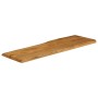 Tablero de mesa borde natural madera maciza mango 120x40x2,5 cm de , Tableros para mesas - Ref: Foro24-370758, Precio: 79,70 ...