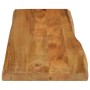 Tablero de mesa borde natural madera maciza mango 120x40x2,5 cm de , Tableros para mesas - Ref: Foro24-370758, Precio: 79,70 ...