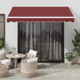 Toldo retráctil automático burdeos 300x250 cm de , Toldos - Ref: Foro24-3215303, Precio: 331,41 €, Descuento: %