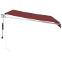 Toldo retráctil automático burdeos 300x250 cm de , Toldos - Ref: Foro24-3215303, Precio: 331,41 €, Descuento: %