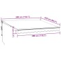 Toldo retráctil automático burdeos 300x250 cm de , Toldos - Ref: Foro24-3215303, Precio: 331,41 €, Descuento: %