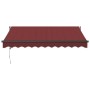 Toldo retráctil automático burdeos 300x250 cm de , Toldos - Ref: Foro24-3215308, Precio: 290,19 €, Descuento: %
