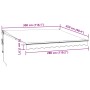 Toldo retráctil automático burdeos 300x250 cm de , Toldos - Ref: Foro24-3215308, Precio: 290,19 €, Descuento: %