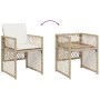 Set comedor de jardín 9 pzas con cojines ratán sintético beige | Foro24.es | Tu tienda online para hogar, jardín y más Foro24.es