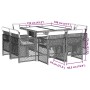 Set comedor de jardín 9 pzas con cojines ratán sintético beige | Foro24.es | Tu tienda online para hogar, jardín y más Foro24.es