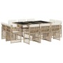 Set comedor de jardín 11 pzas con cojines ratán sintético beige | Foro24.es | Tu tienda online para hogar, jardín y más Foro24.es