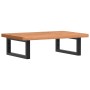 Estante de lavabo de pared de acero y madera maciza de haya de , Tocadores de baño - Ref: Foro24-3302369, Precio: 70,37 €, De...