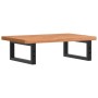 Estante de lavabo de pared de acero y madera maciza de haya de , Tocadores de baño - Ref: Foro24-3302369, Precio: 70,37 €, De...