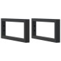 Estante de lavabo de pared de acero y madera maciza de haya de , Tocadores de baño - Ref: Foro24-3302369, Precio: 70,37 €, De...