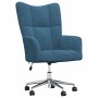 Sillón de relax de terciopelo azul en Sillones | Comprar online en Foru.es