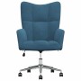 Sillón de relax de terciopelo azul en Sillones | Comprar online en Foru.es