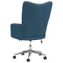 Sillón de relax de terciopelo azul en Sillones | Comprar online en Foru.es