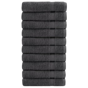 Toallas de mano SOLUND 10 unidades antracita 50x100 cm 600 gsm de , Toallas - Ref: Foro24-137158, Precio: 73,62 €, Descuento: %