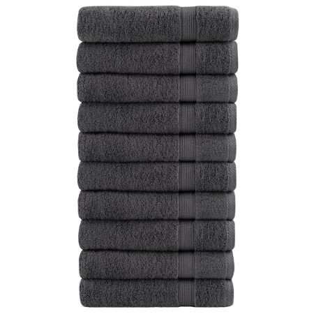 Toallas de mano SOLUND 10 unidades antracita 50x100 cm 600 gsm de , Toallas - Ref: Foro24-137158, Precio: 73,62 €, Descuento: %