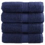 Toallas de invitados SOLUND 4 uds azul marino 30x50 cm 600 gsm de , Toallas - Ref: Foro24-137255, Precio: 15,55 €, Descuento: %