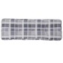 Cojín para sofá de palets de tela a cuadros gris 120x40x12 cm | Foro24.es | Tu tienda online para hogar, jardín y más Foro24.es