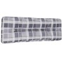 Cojín para sofá de palets de tela a cuadros gris 120x40x12 cm | Foro24.es | Tu tienda online para hogar, jardín y más Foro24.es