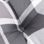 Cojín para sofá de palets de tela a cuadros gris 120x40x12 cm | Foro24.es | Tu tienda online para hogar, jardín y más Foro24.es