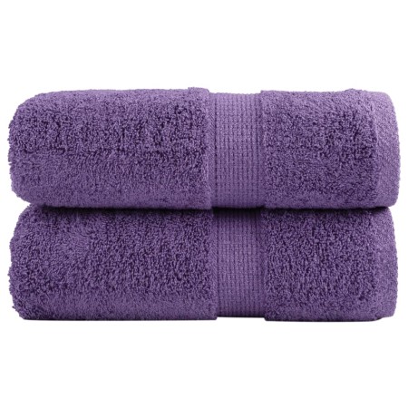 Toallas de invitados SOLUND 2 uds morado 30x50 cm 600 gsm de , Toallas - Ref: Foro24-137350, Precio: 14,06 €, Descuento: -5%%