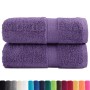 Toallas de invitados SOLUND 2 uds morado 30x50 cm 600 gsm de , Toallas - Ref: Foro24-137350, Precio: 14,06 €, Descuento: -5%%
