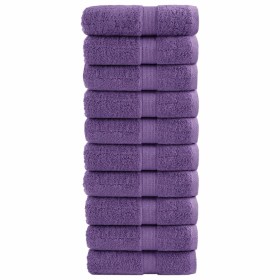 Comprar Toallas de invitados SOLUND 10 uds morado