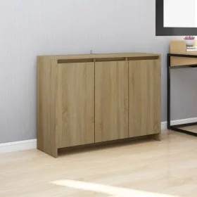 Sonoma oak plywood sideboard 102x33x75 cm by vidaXL, Sideboards - Ref: Foro24-809776, Price: 106,25 €, Discount: %