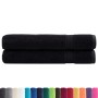 Toallas premium SOLUND 2 unidades negro 100x200 cm 600 gsm de , Toallas - Ref: Foro24-137437, Precio: 60,81 €, Descuento: %