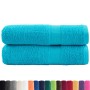 Toallas de mano SOLUND 2 unidades turquesa 50x100 cm 600 gsm de , Toallas - Ref: Foro24-137449, Precio: 17,42 €, Descuento: -5%%