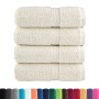 Toallas SOLUND 4 unidades crema 30x30 cm 600 gsm de , Toallas - Ref: Foro24-137468, Precio: 15,13 €, Descuento: -5%%