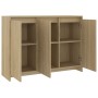 Aparador de madera contrachapada roble Sonoma 102x33x75 cm de vidaXL, Aparadores - Ref: Foro24-809776, Precio: 108,16 €, Desc...