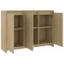 Aparador de madera contrachapada roble Sonoma 102x33x75 cm de vidaXL, Aparadores - Ref: Foro24-809776, Precio: 106,25 €, Desc...