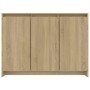 Aparador de madera contrachapada roble Sonoma 102x33x75 cm de vidaXL, Aparadores - Ref: Foro24-809776, Precio: 108,16 €, Desc...