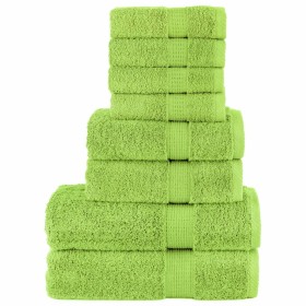 Juego de toallas premium SOLUND 8 uds verde manzana 600 gsm de , Toallas - Ref: Foro24-137551, Precio: 56,12 €, Descuento: %