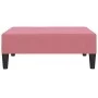 Reposapiés de terciopelo rosa 78x56x32 cm de vidaXL, Otomanas - Ref: Foro24-337691, Precio: 55,74 €, Descuento: %