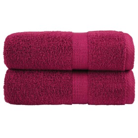 Comprar Toallas SOLUND 2 unidades burdeos 30x30
