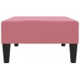 Reposapiés de terciopelo rosa 78x56x32 cm de vidaXL, Otomanas - Ref: Foro24-337691, Precio: 56,39 €, Descuento: %