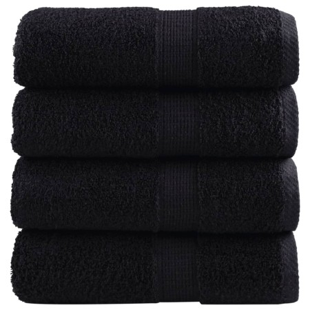 Toallas de invitados SOLUND 4 uds negro 30x50 cm 600 gsm de , Toallas - Ref: Foro24-137423, Precio: 17,84 €, Descuento: %