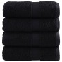 Toallas de invitados SOLUND 4 uds negro 30x50 cm 600 gsm de , Toallas - Ref: Foro24-137423, Precio: 17,84 €, Descuento: %
