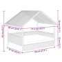 Caseta para perros con cojín ratán sintético de , Casetas para perros - Ref: Foro24-366391, Precio: 87,37 €, Descuento: %